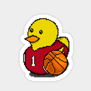 Heat Basketball Rubber Duck Sticker